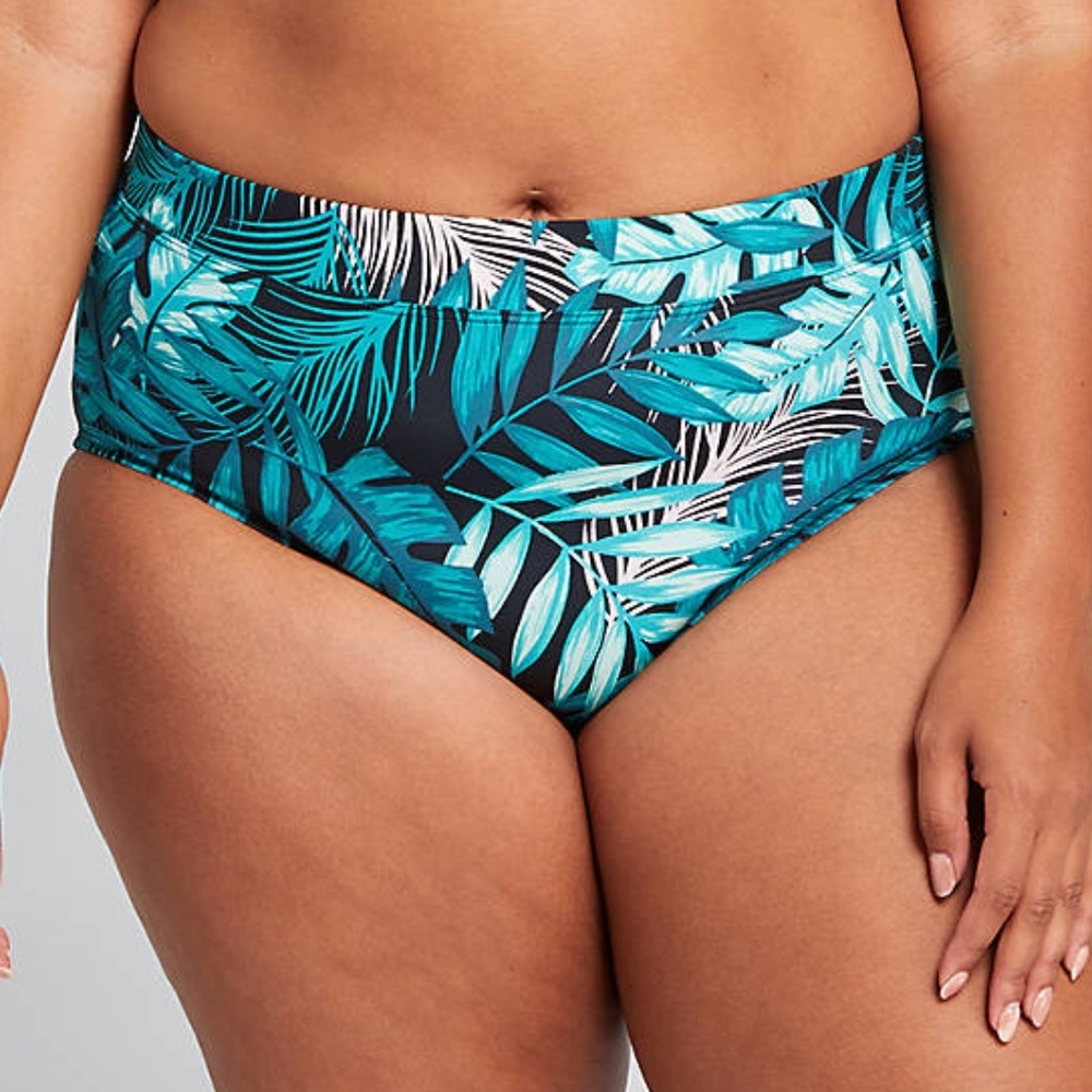 Lane Bryant Tropical Swim Brief NWT Size 24